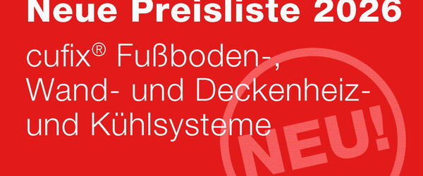 Neue Preisliste 2026